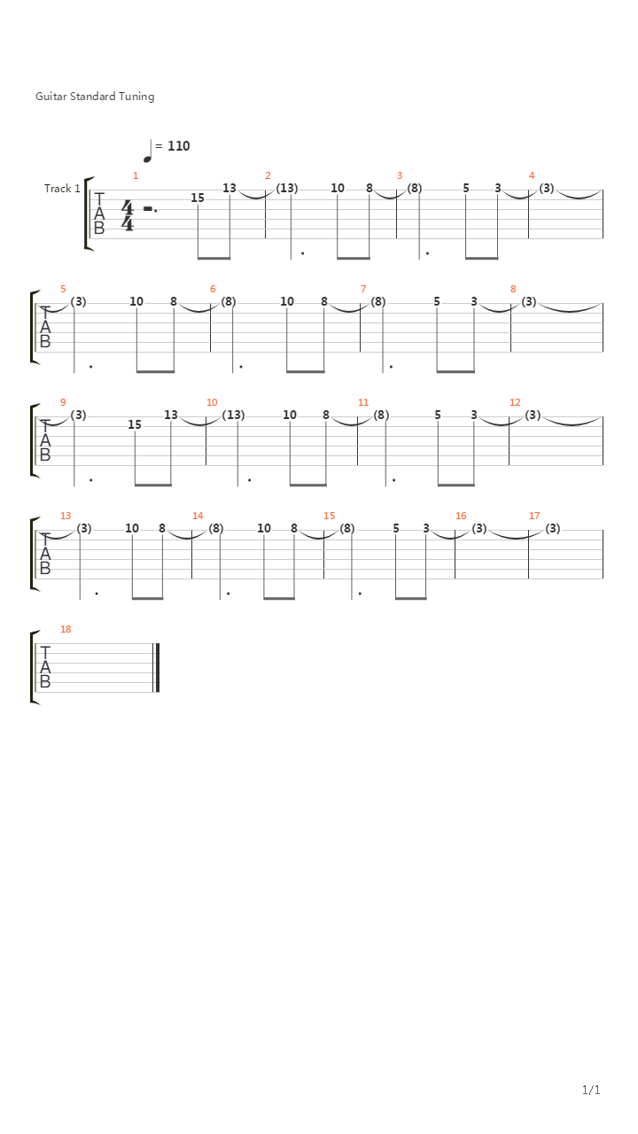 Olson吉他谱