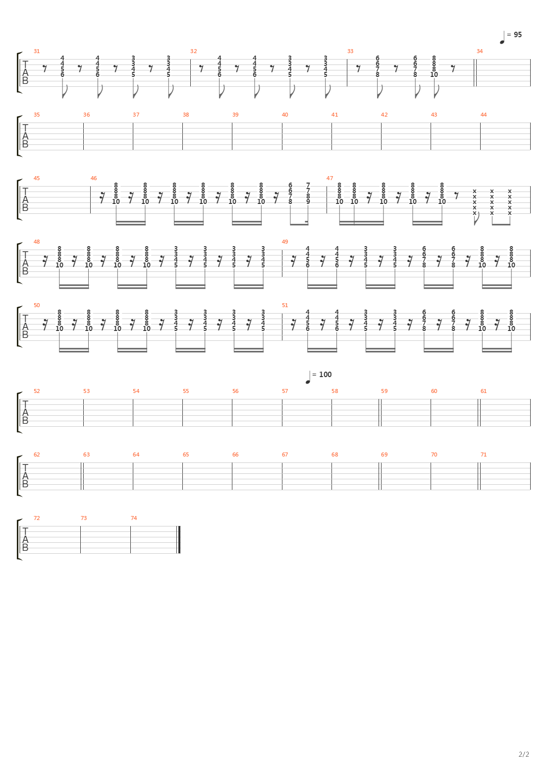 Korsakov吉他谱
