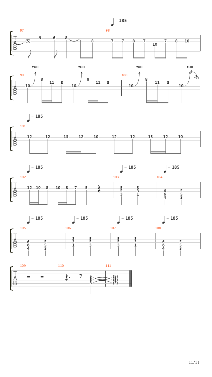 Korsakov吉他谱