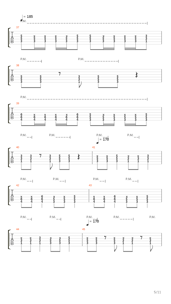 Korsakov吉他谱