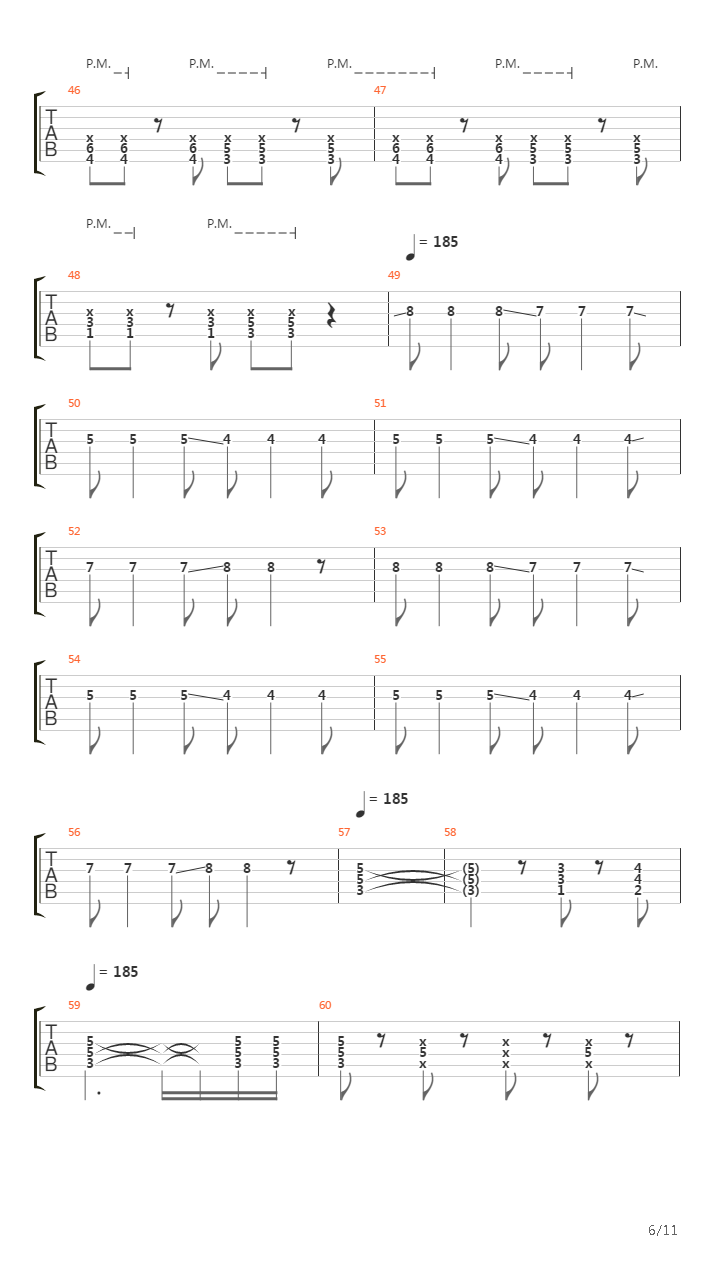 Korsakov吉他谱