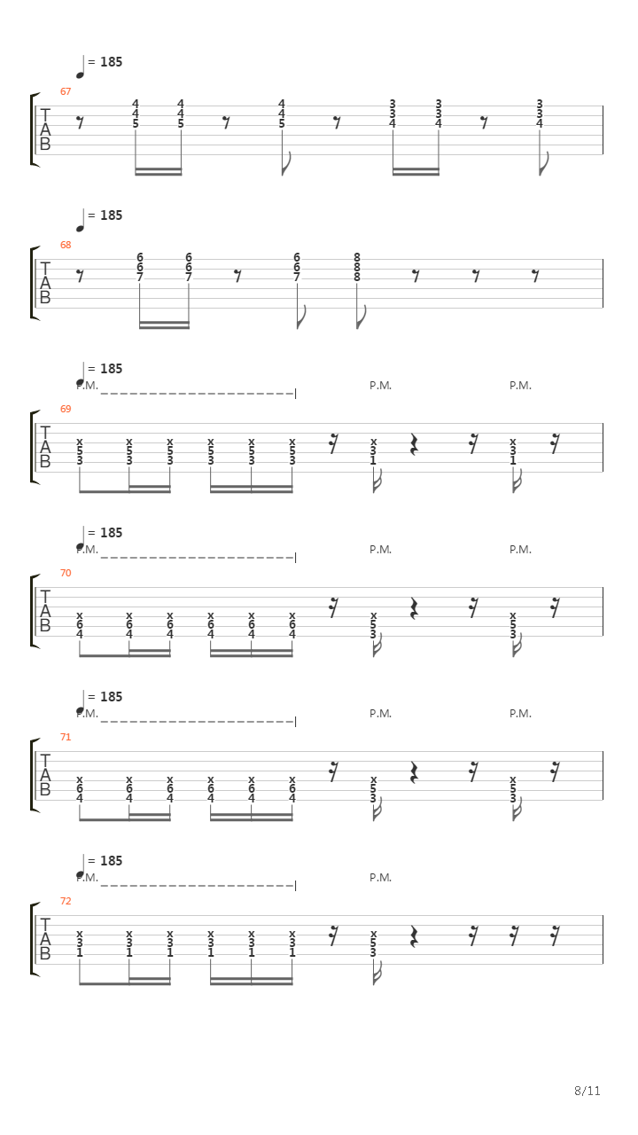 Korsakov吉他谱