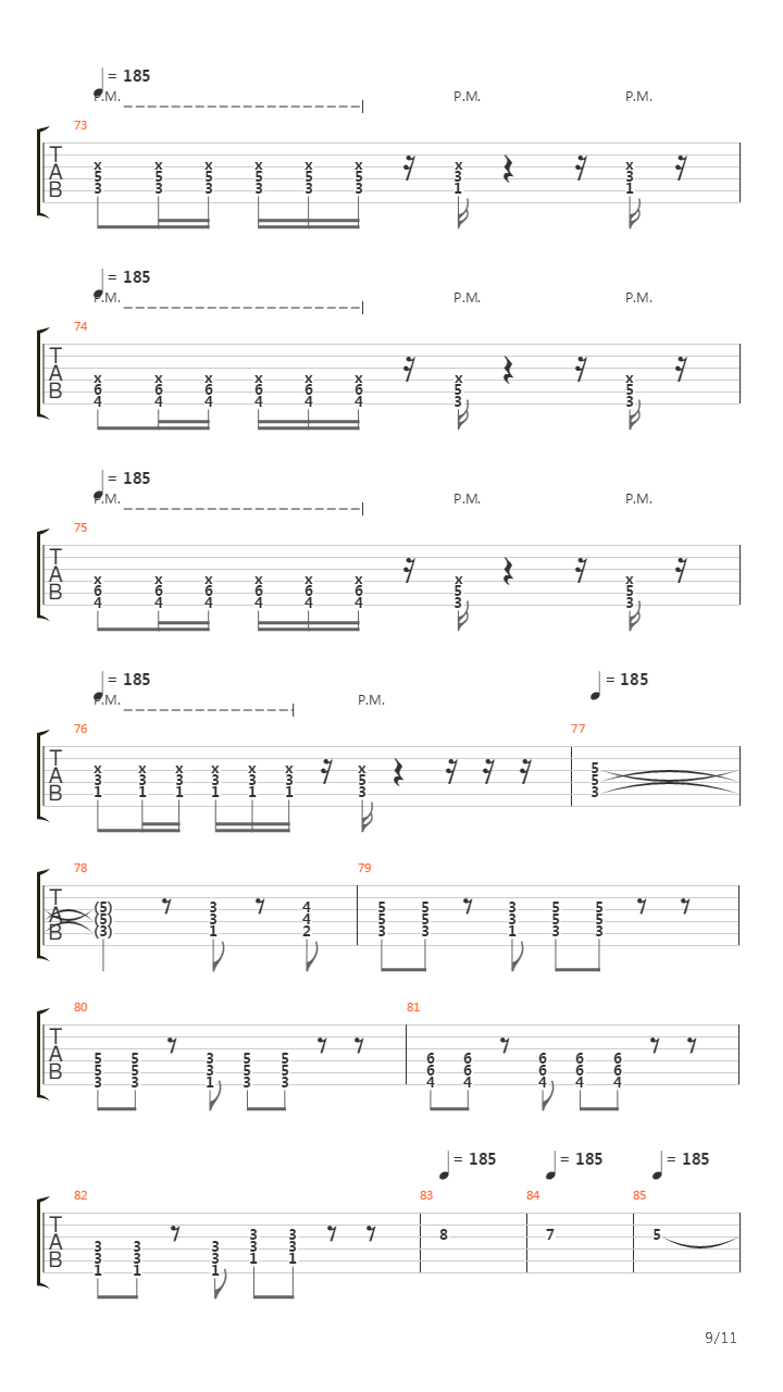 Korsakov吉他谱