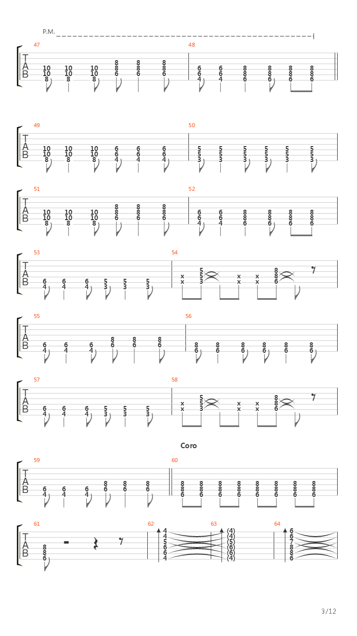 Tierra Quemada吉他谱