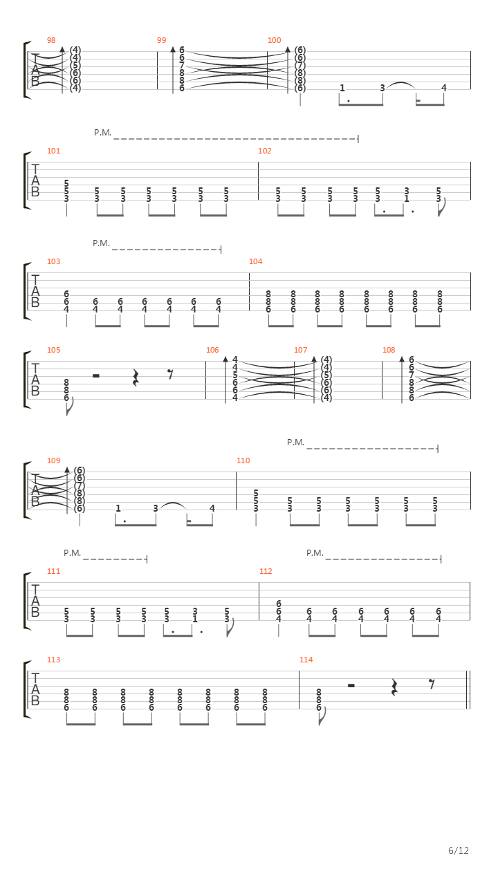 Tierra Quemada吉他谱