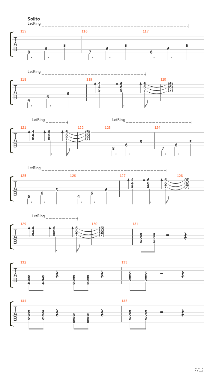 Tierra Quemada吉他谱