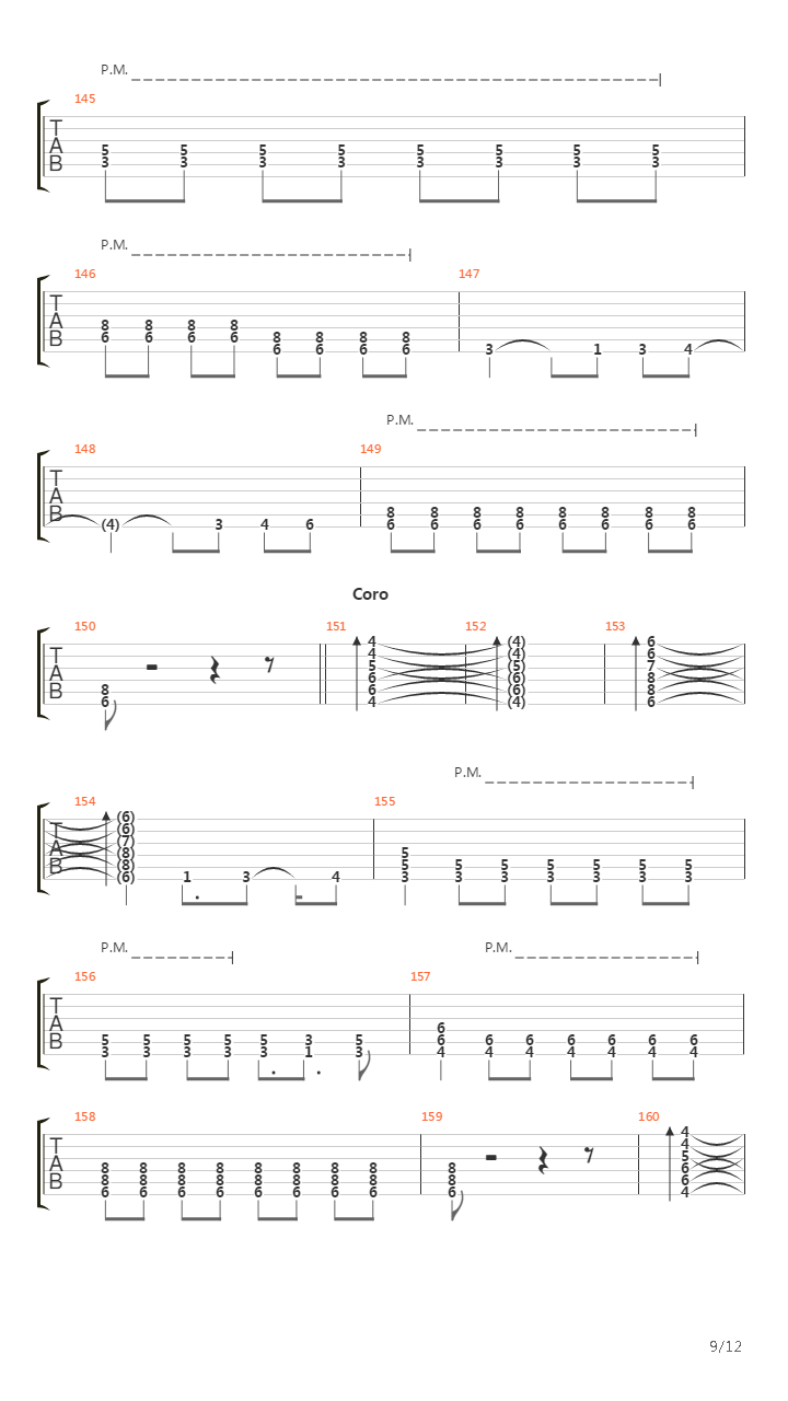 Tierra Quemada吉他谱