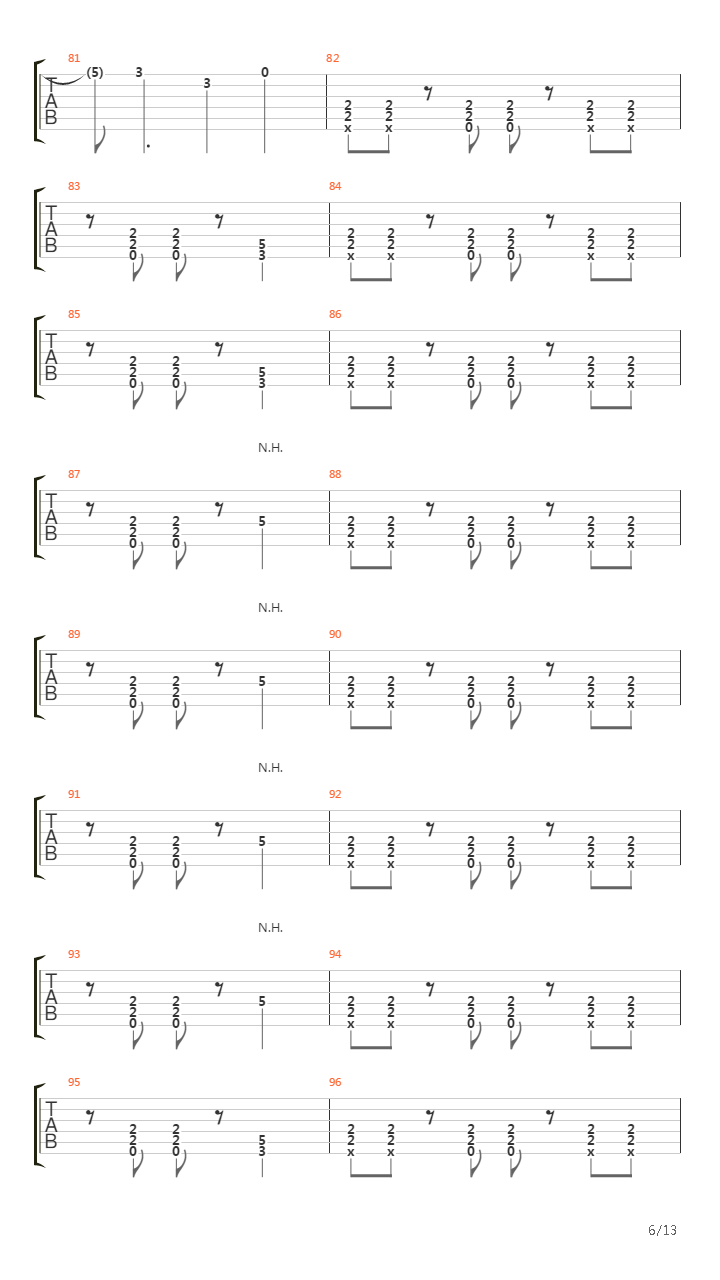 Generasiku吉他谱