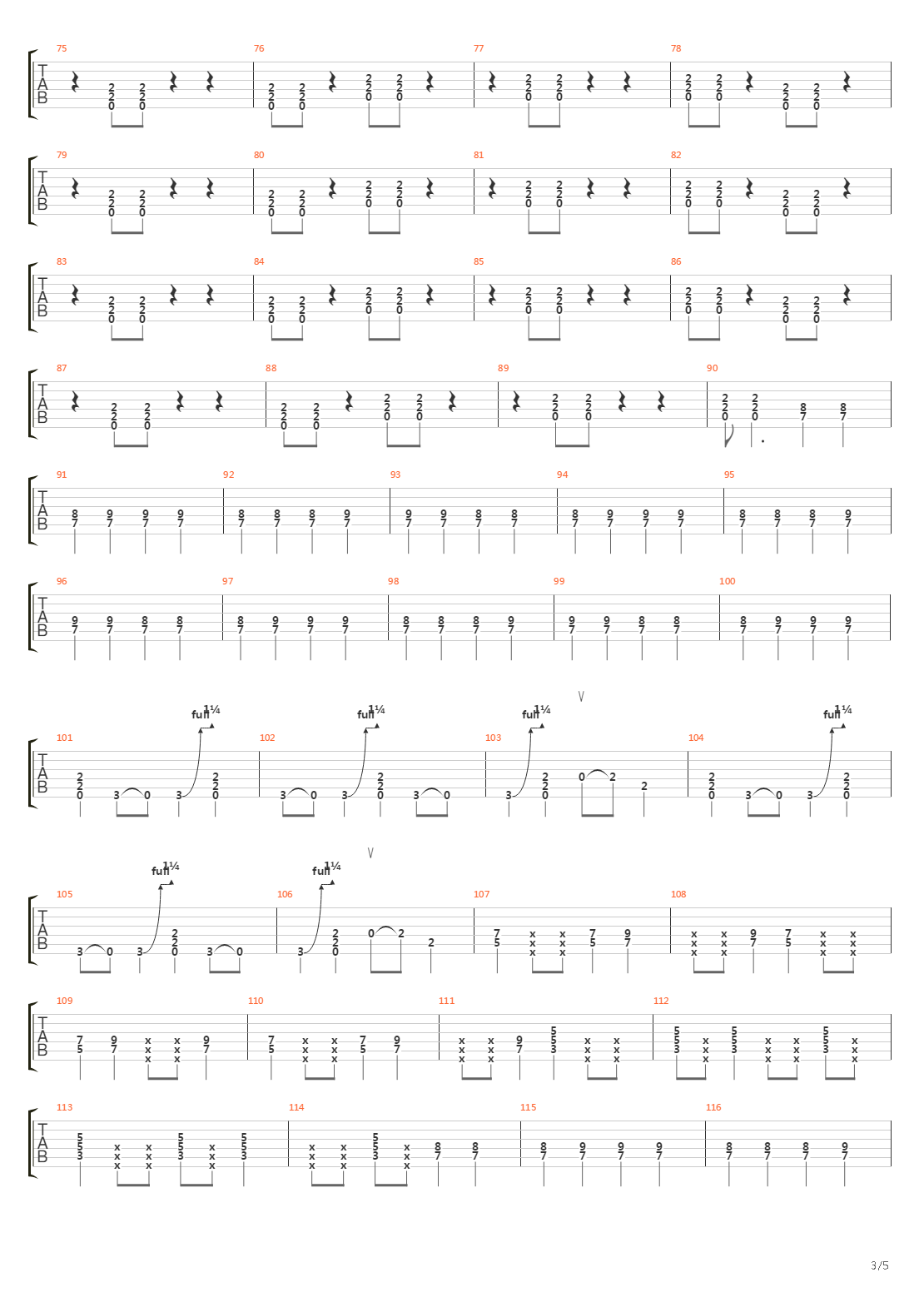 Kereta Laju吉他谱