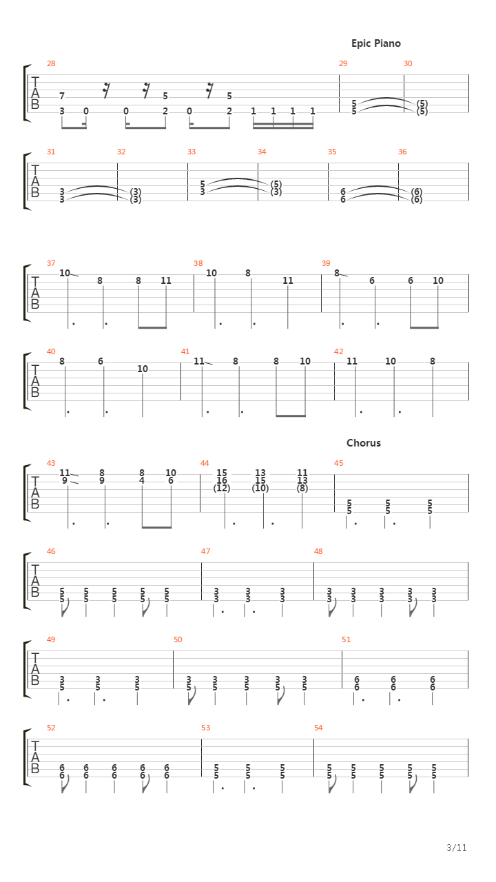 The Seed Orchard吉他谱