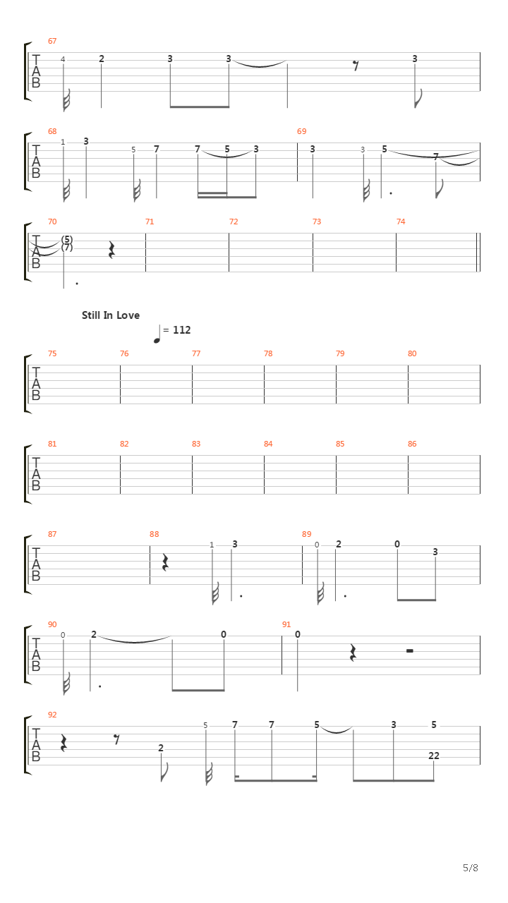 Cantcha Say You Believe In Me吉他谱