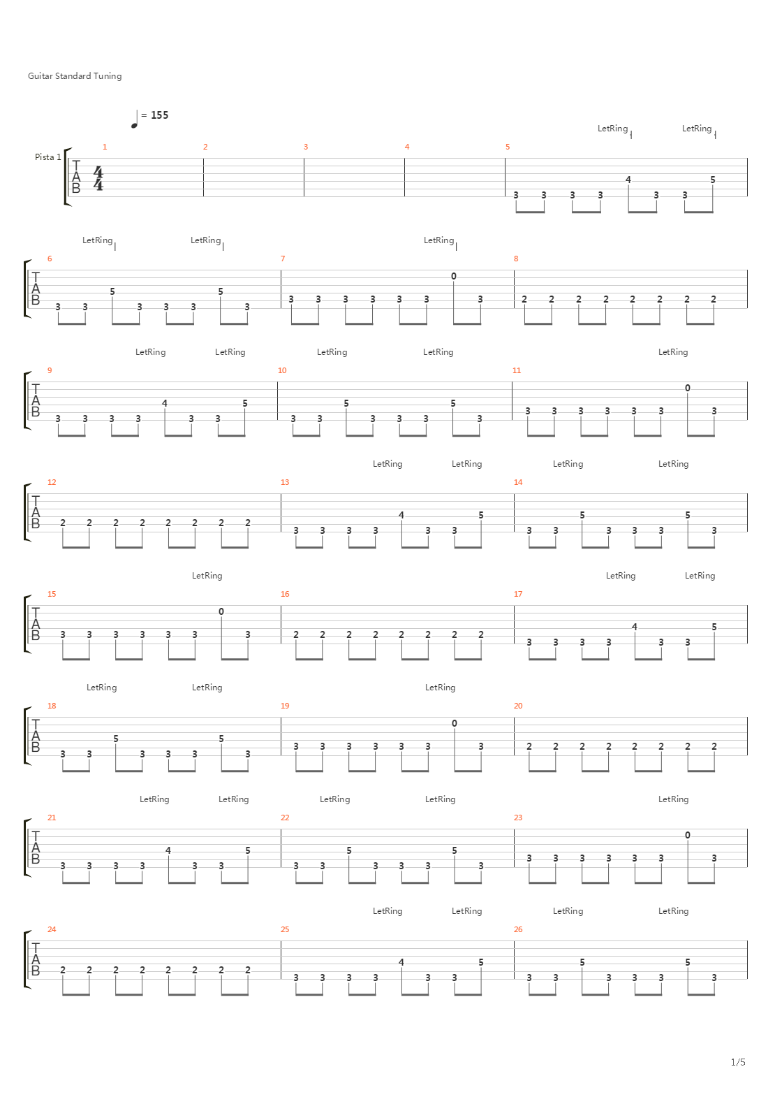 Elevator吉他谱