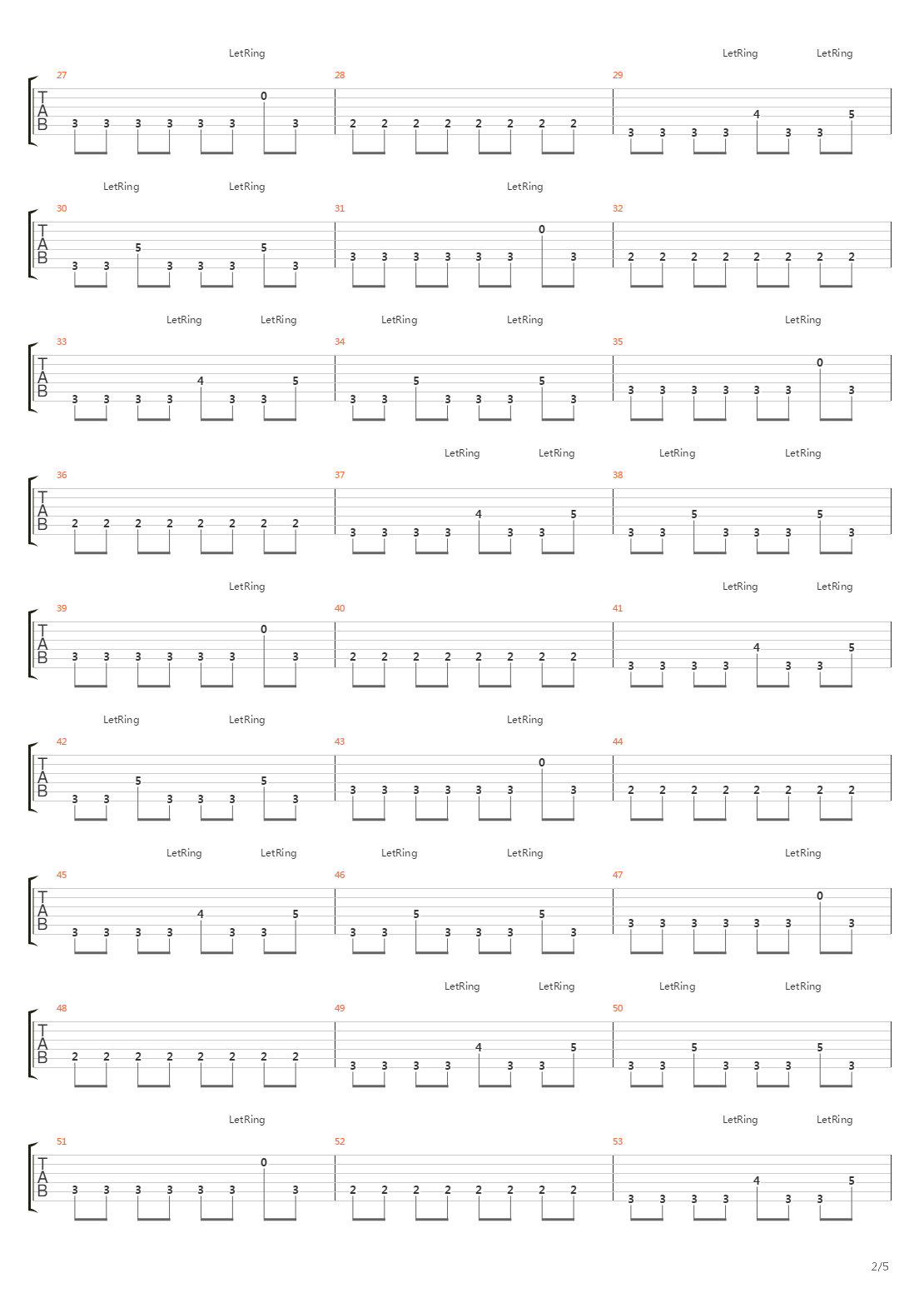 Elevator吉他谱