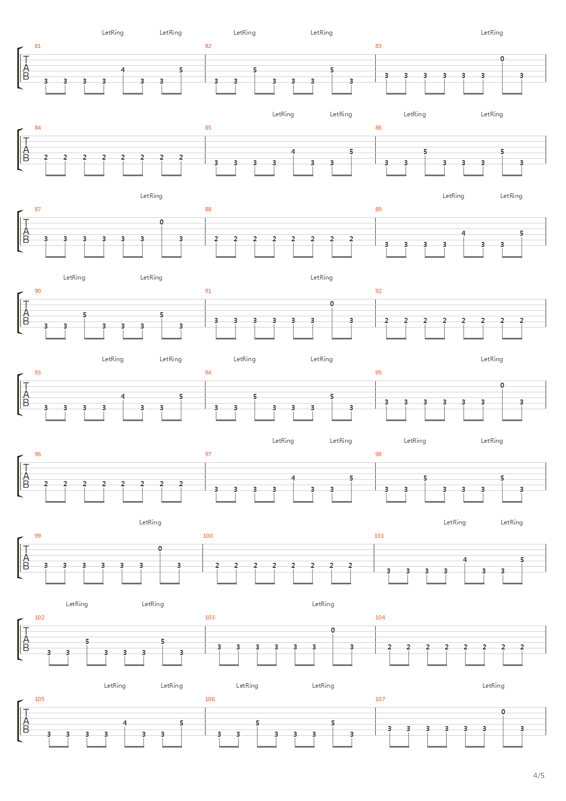 Elevator吉他谱