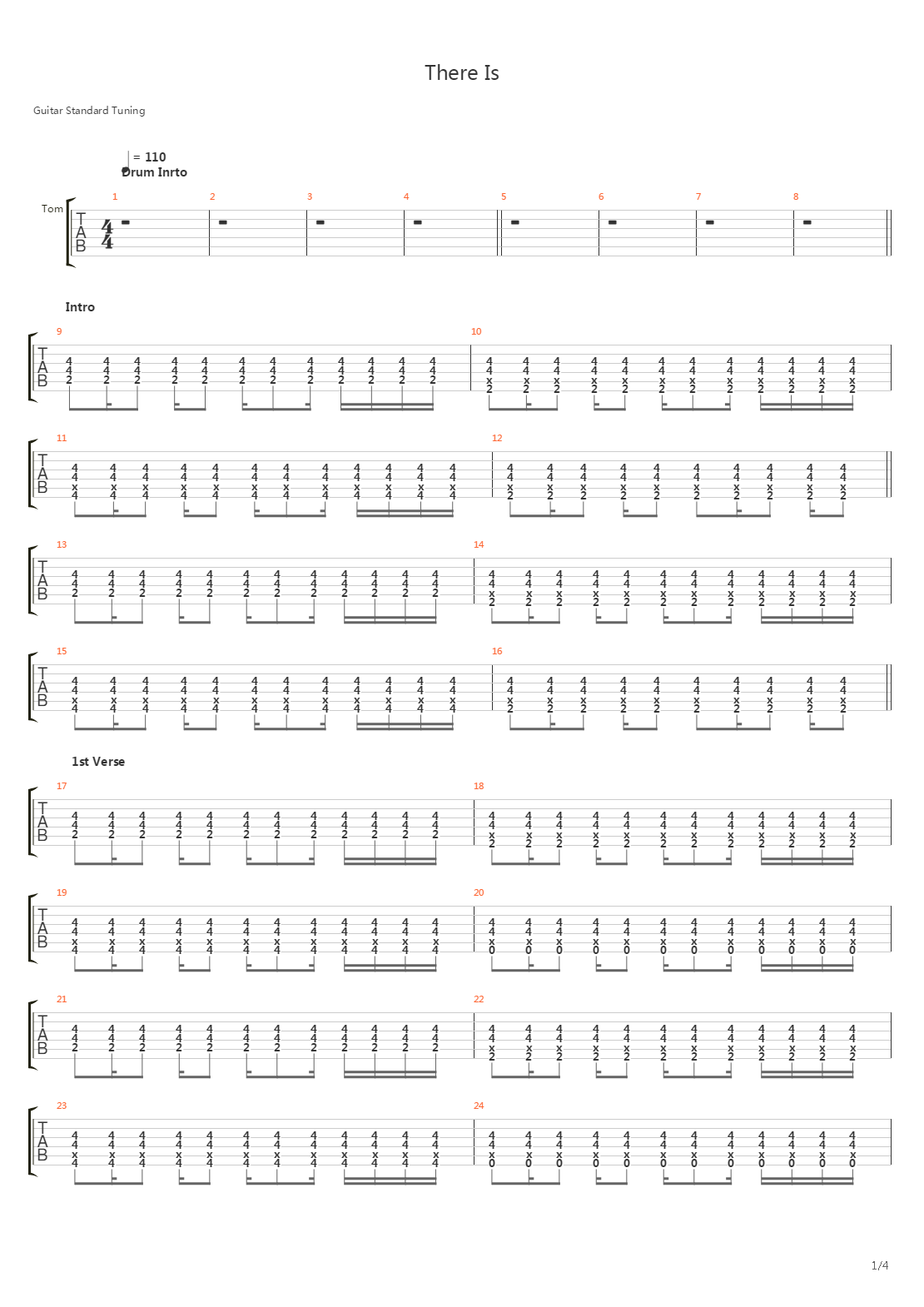 There Is吉他谱