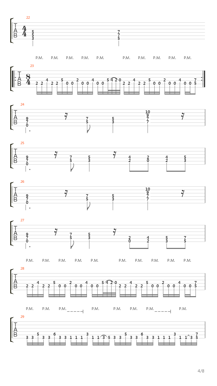 Reza吉他谱