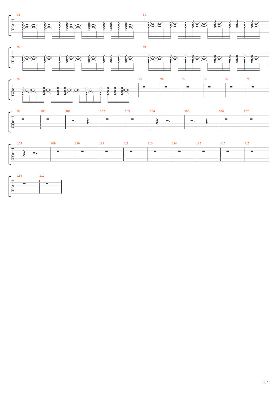Zombie吉他谱
