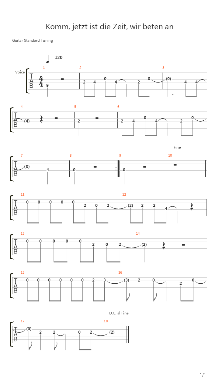 Come Now Is The Time To Worship吉他谱