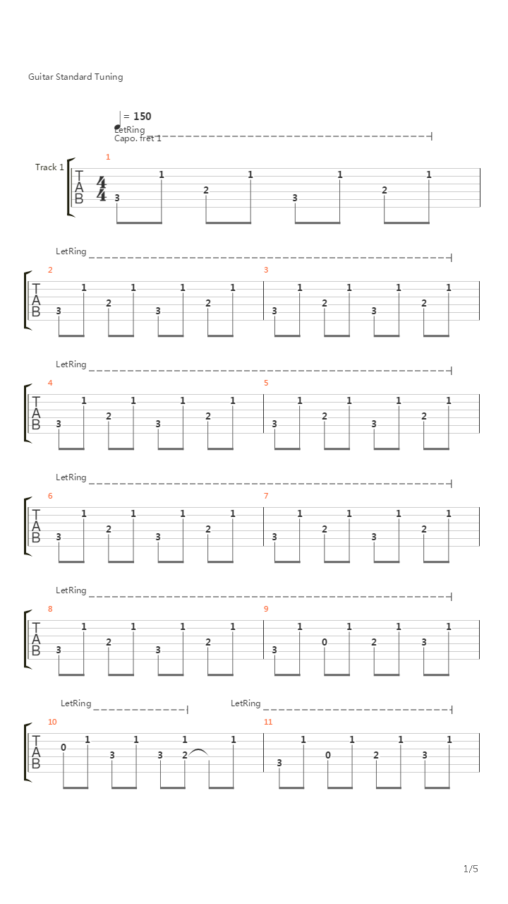Road To Joy吉他谱