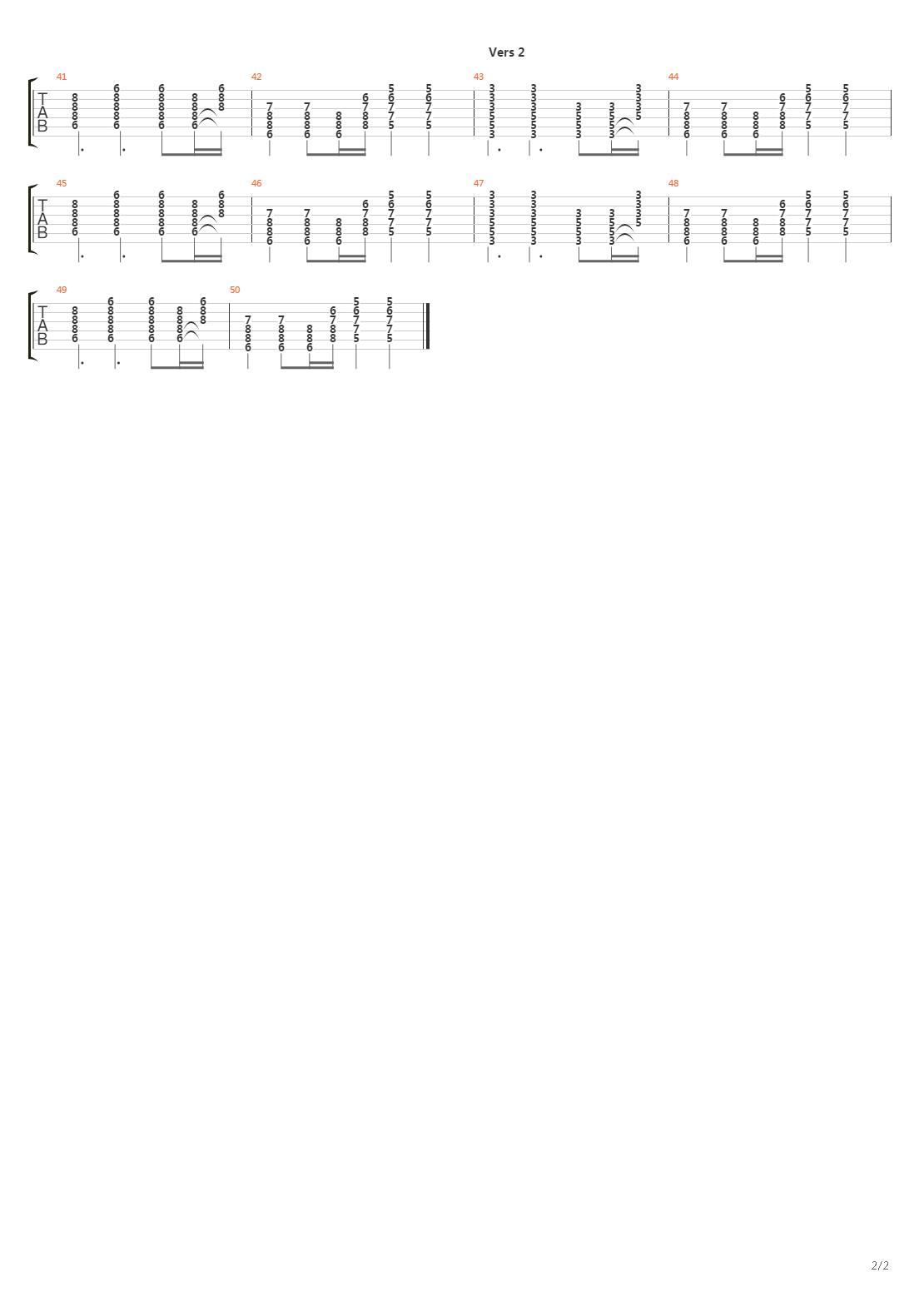 Shoreline吉他谱