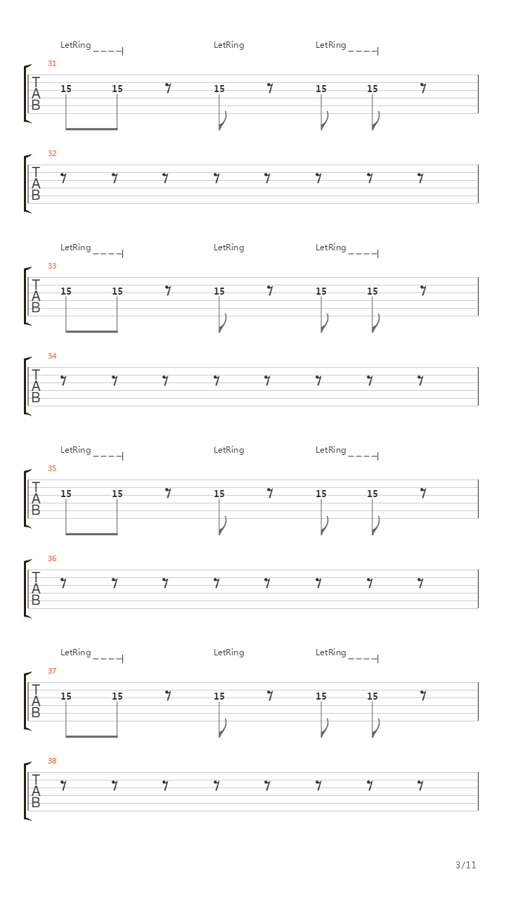 Verdammte Stille吉他谱