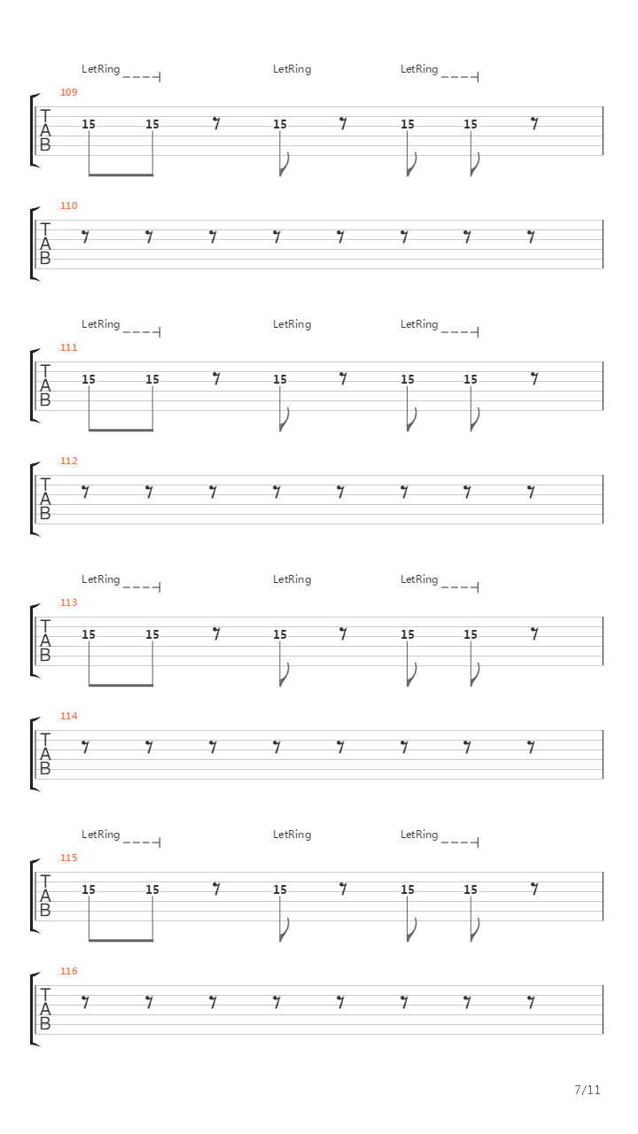 Verdammte Stille吉他谱
