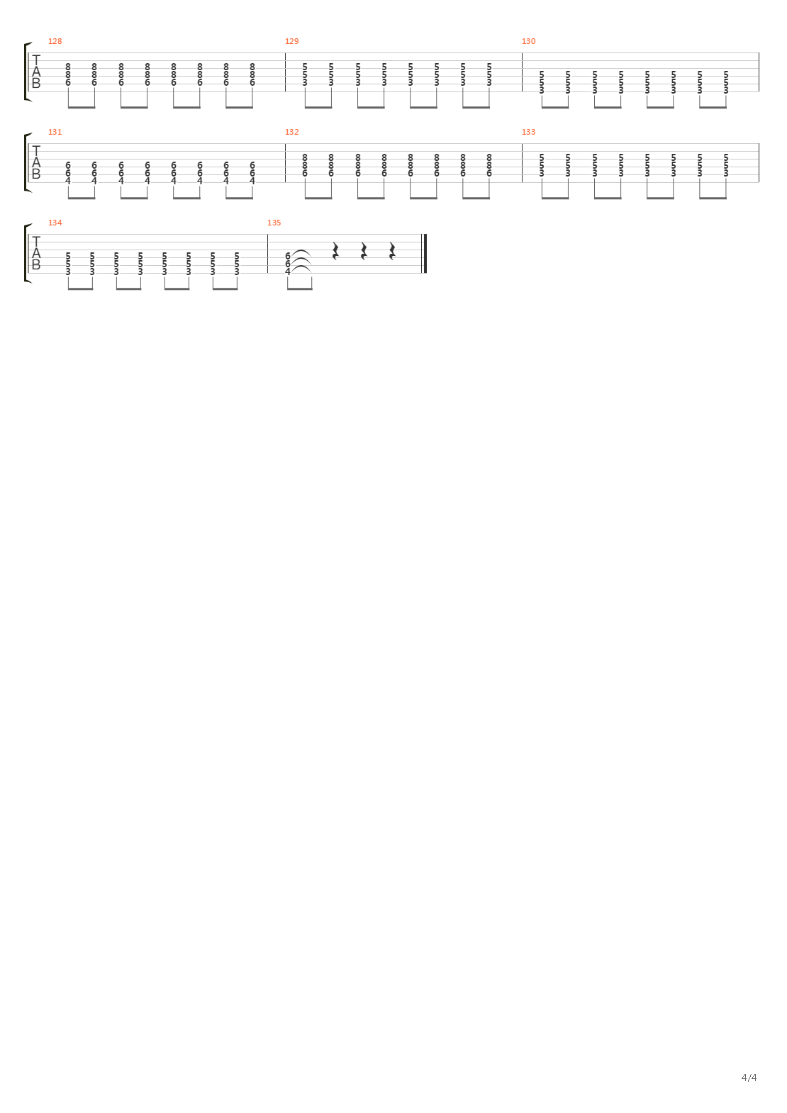 Zurueck In Schwarz吉他谱