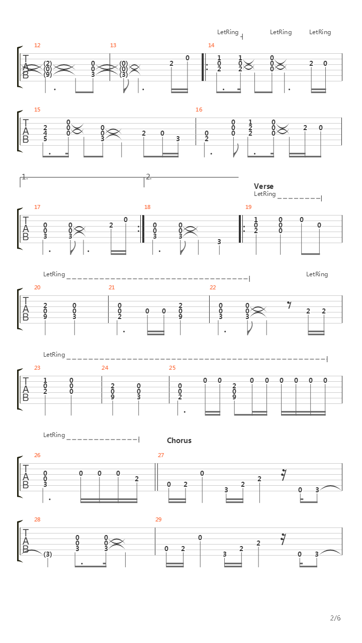 The Way It Is吉他谱