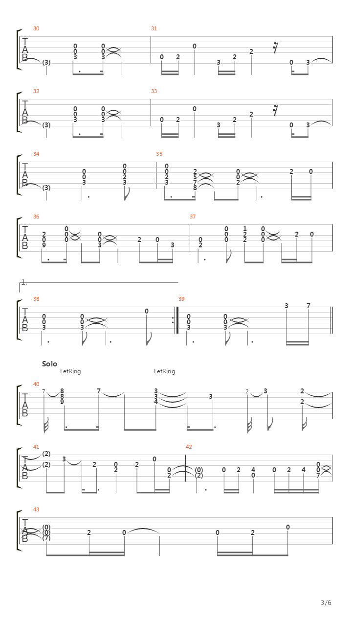 The Way It Is吉他谱