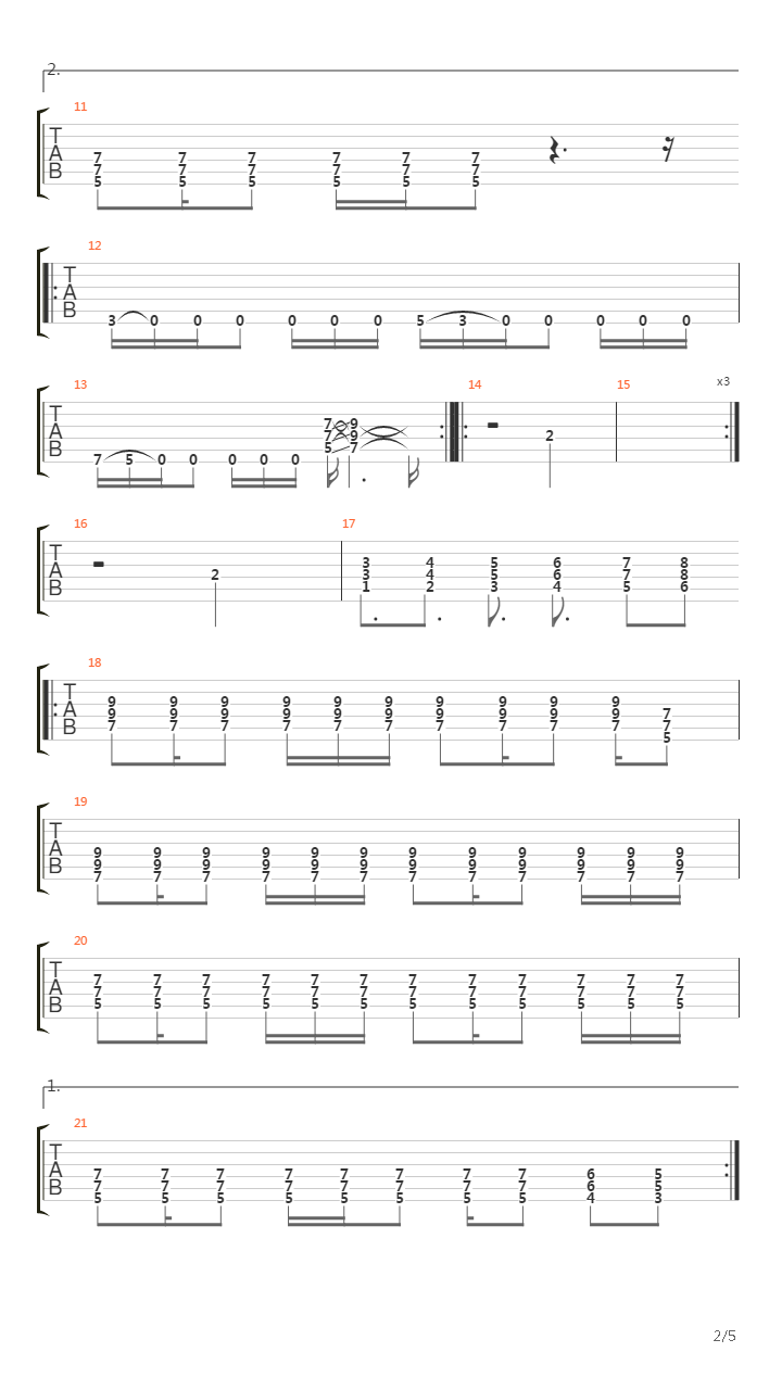 Fall吉他谱