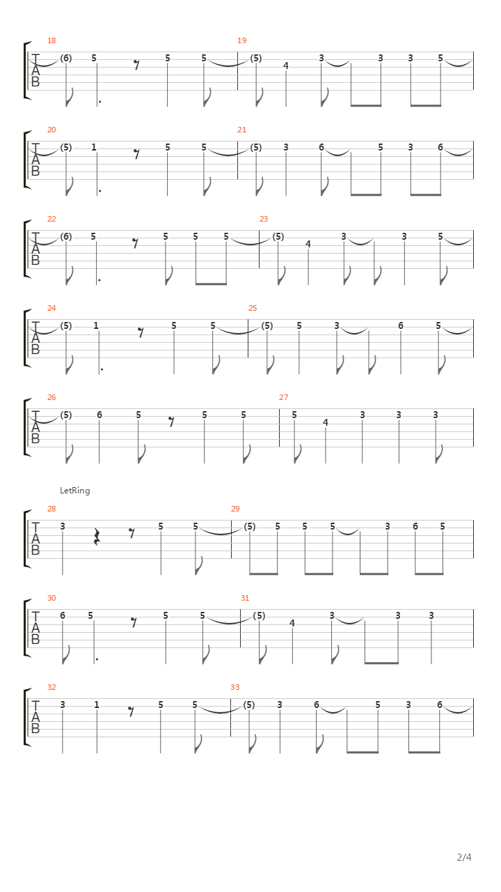 Candela吉他谱