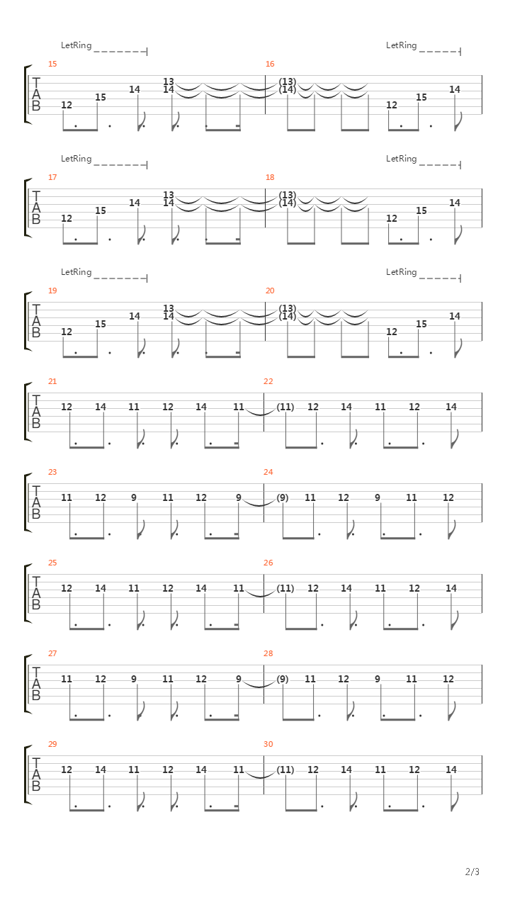 Absolomb吉他谱