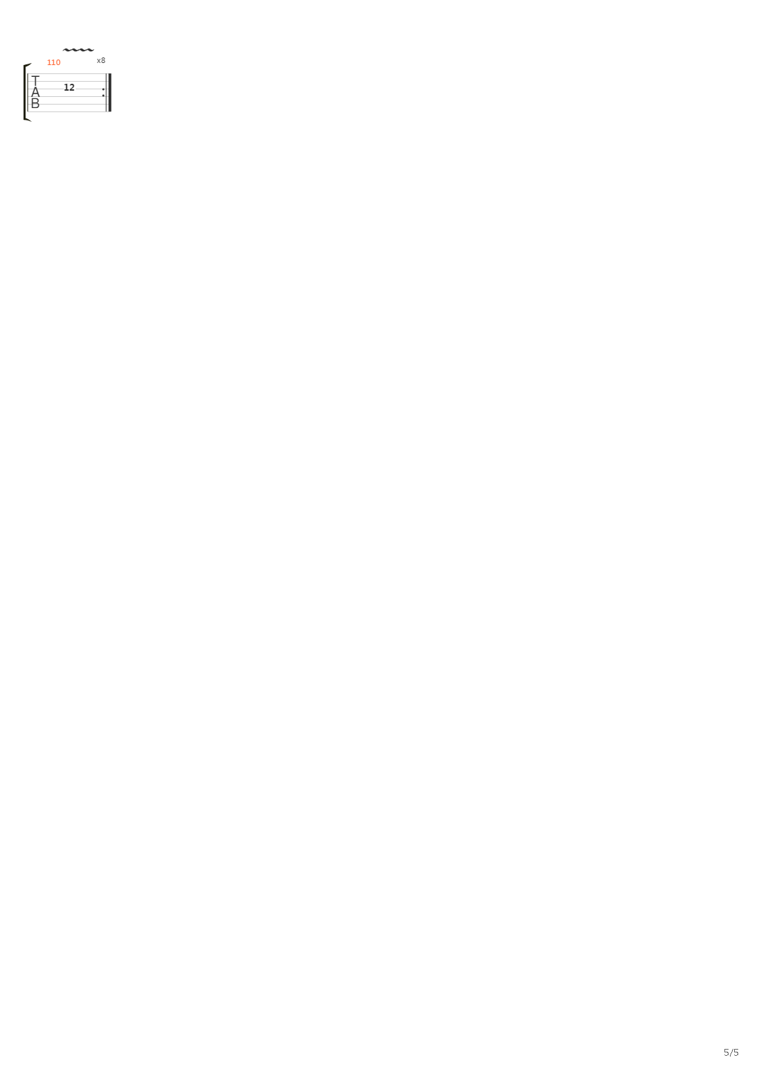 Desert吉他谱