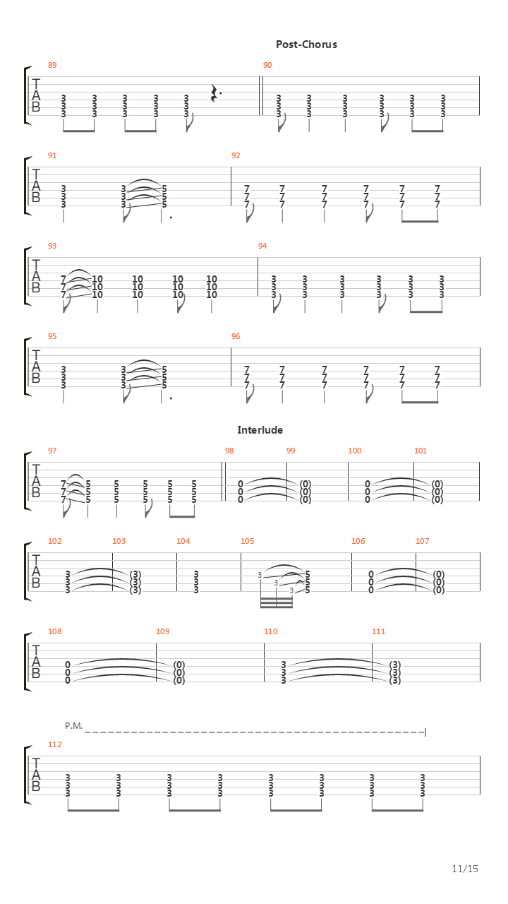 Watcher吉他谱