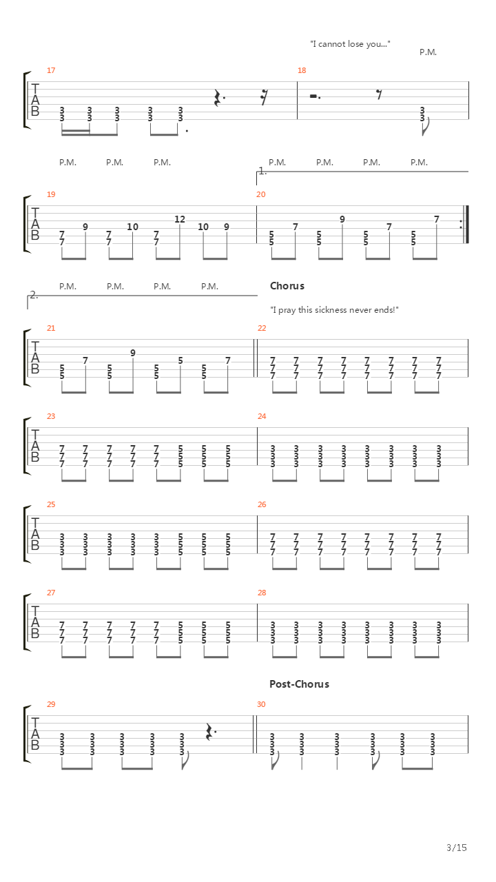 Watcher吉他谱