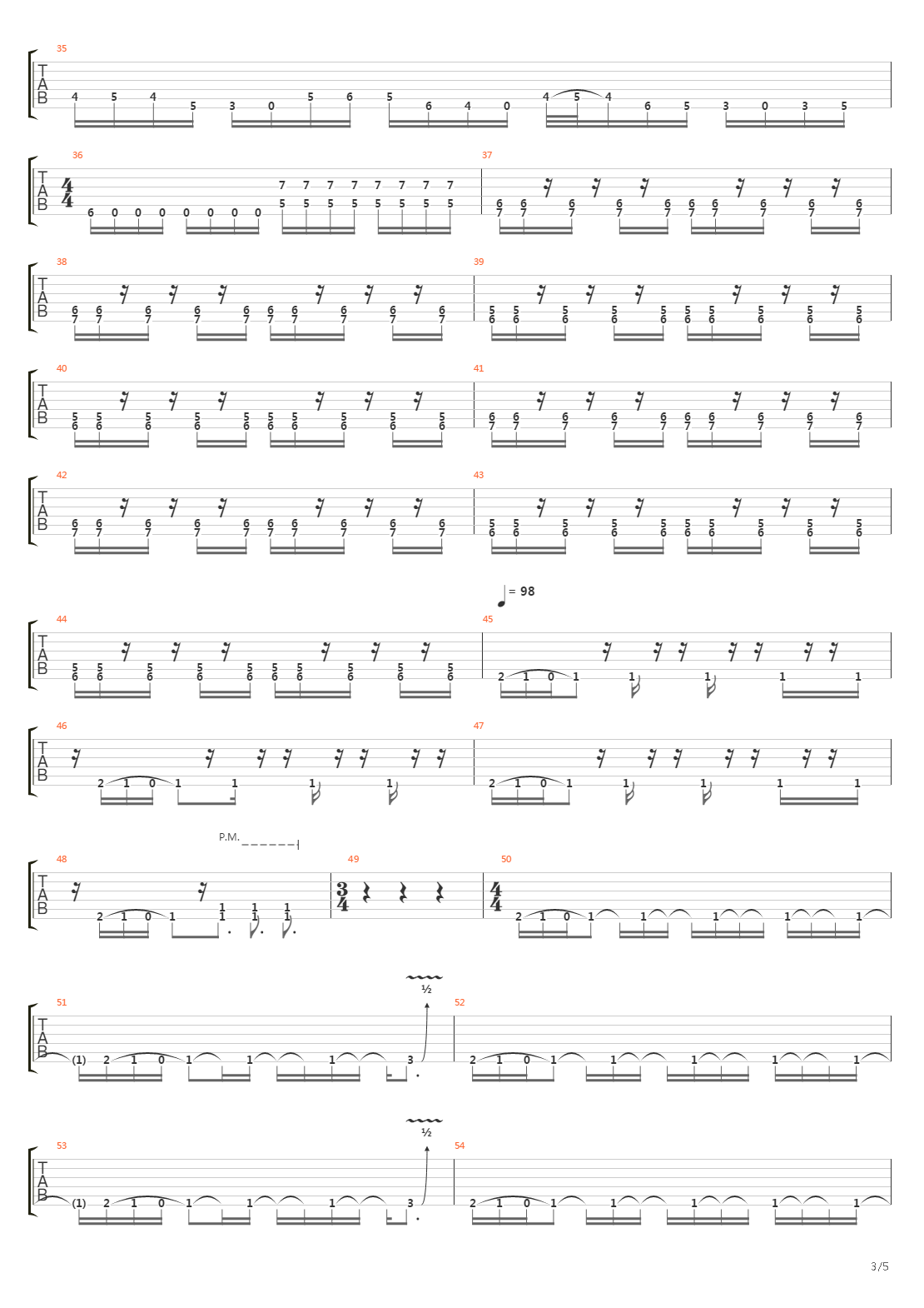 Absolute Horizon吉他谱