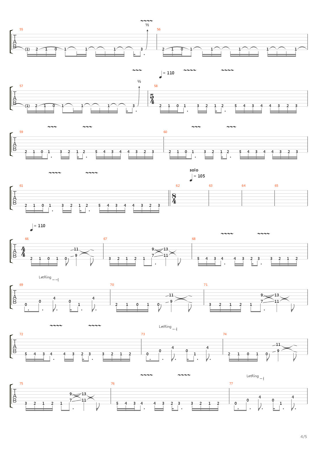 Absolute Horizon吉他谱