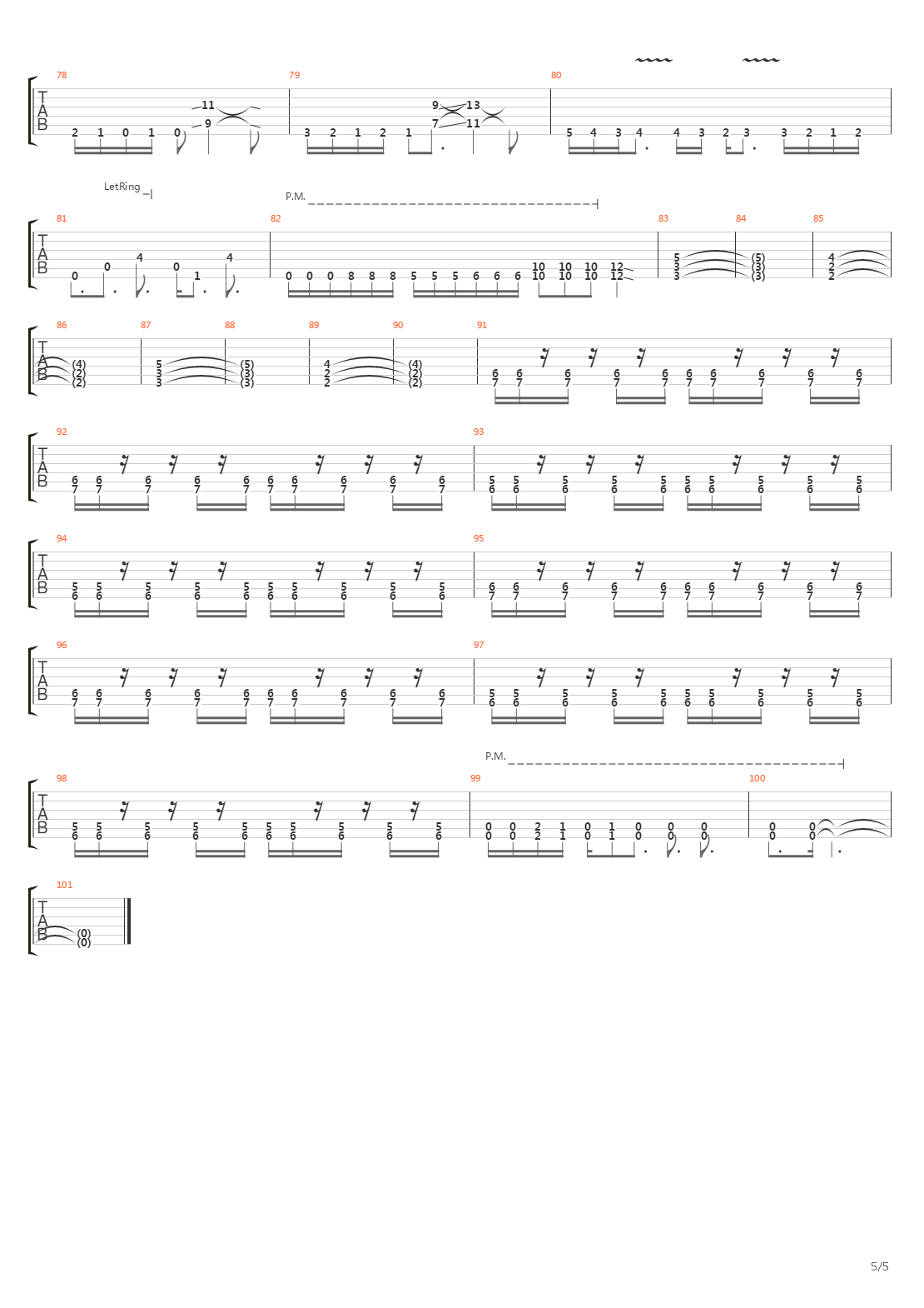 Absolute Horizon吉他谱