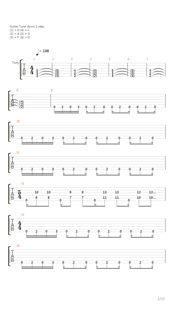 Absolute Horizon吉他谱
