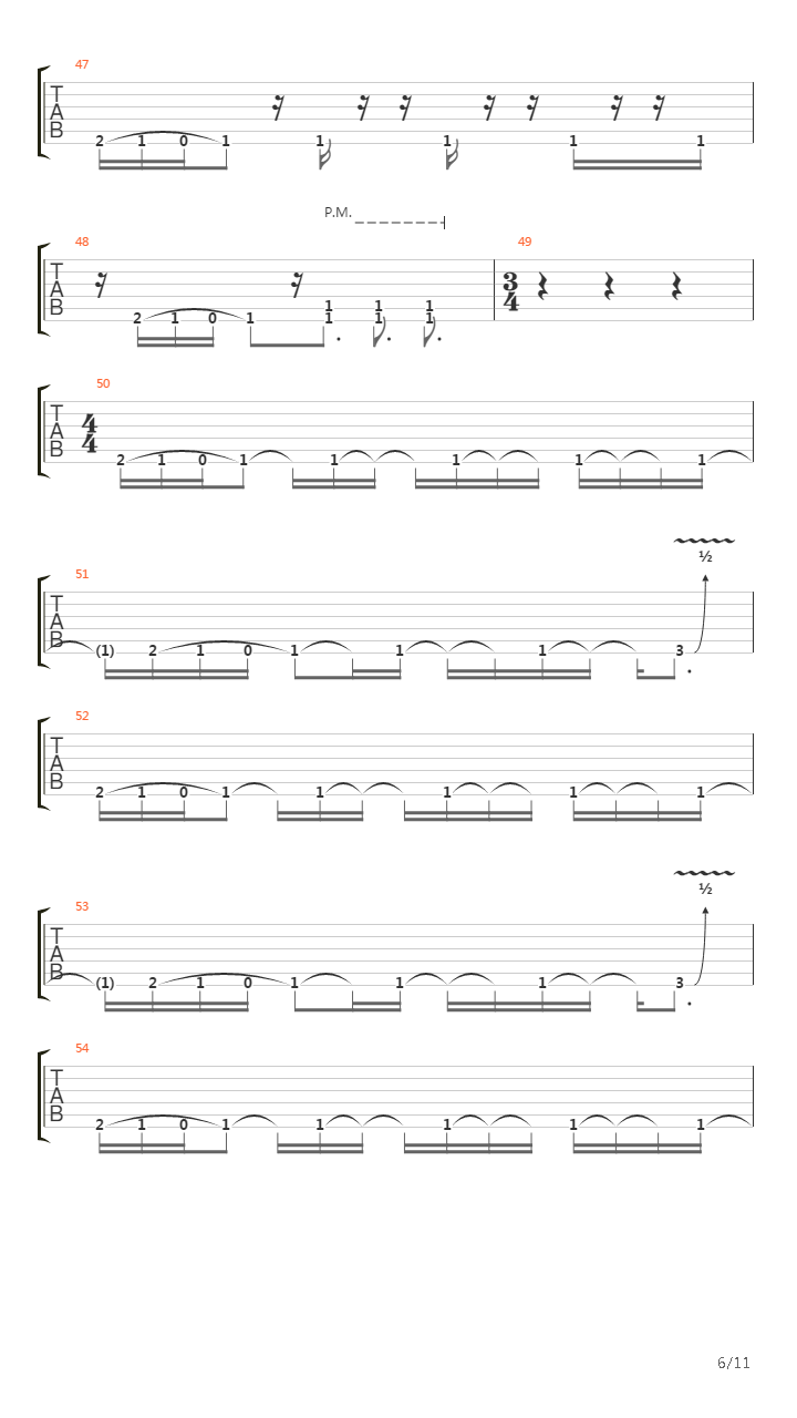 Absolute Horizon吉他谱