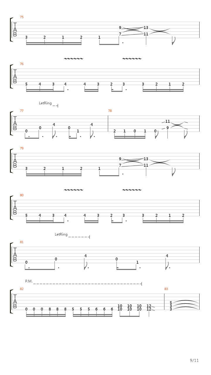 Absolute Horizon吉他谱