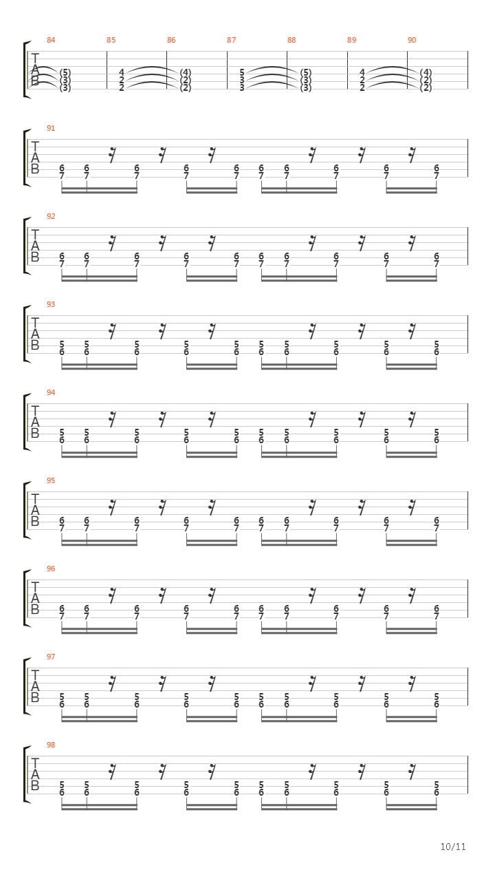 Absolute Horizon吉他谱