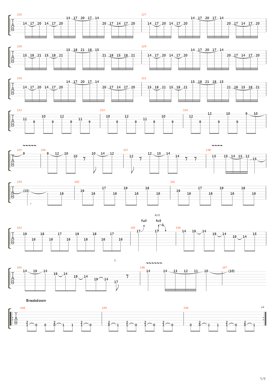 Ancestry Of The Antichrist吉他谱