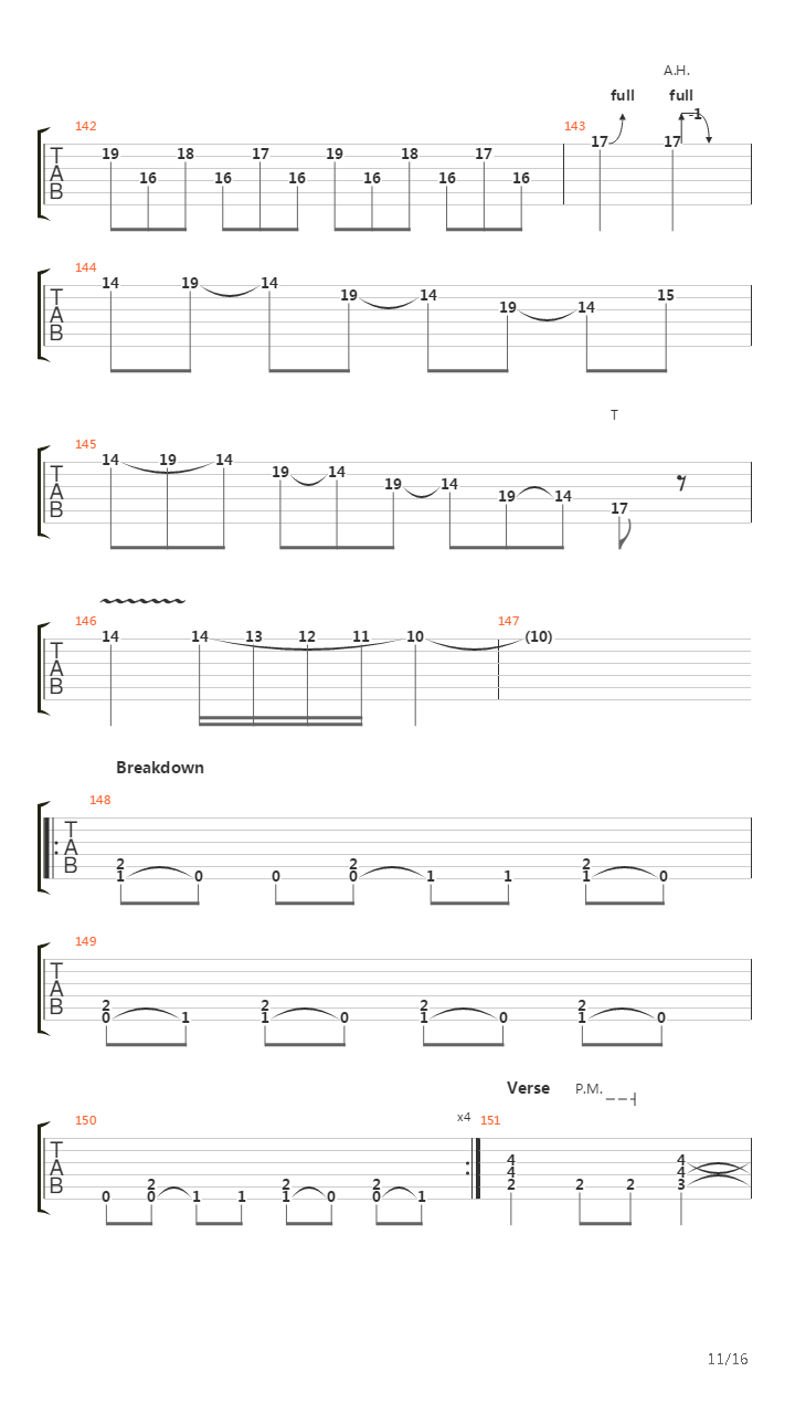 Ancestry Of The Antichrist吉他谱