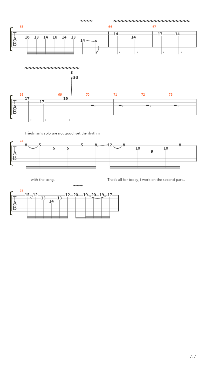 Concerto First Half吉他谱