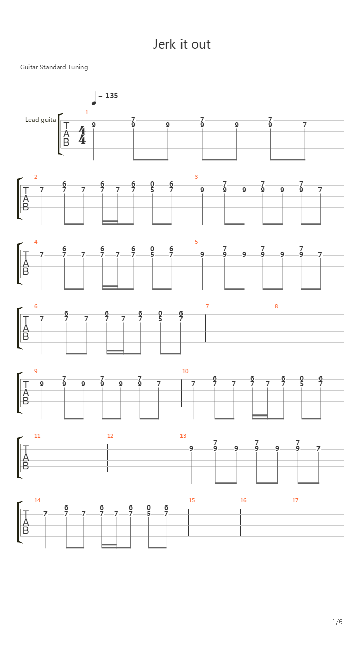 Jerk It Our吉他谱