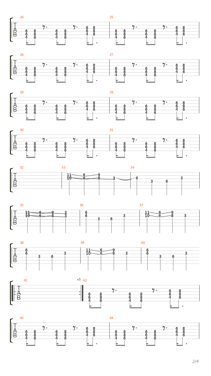 El Ciclon吉他谱