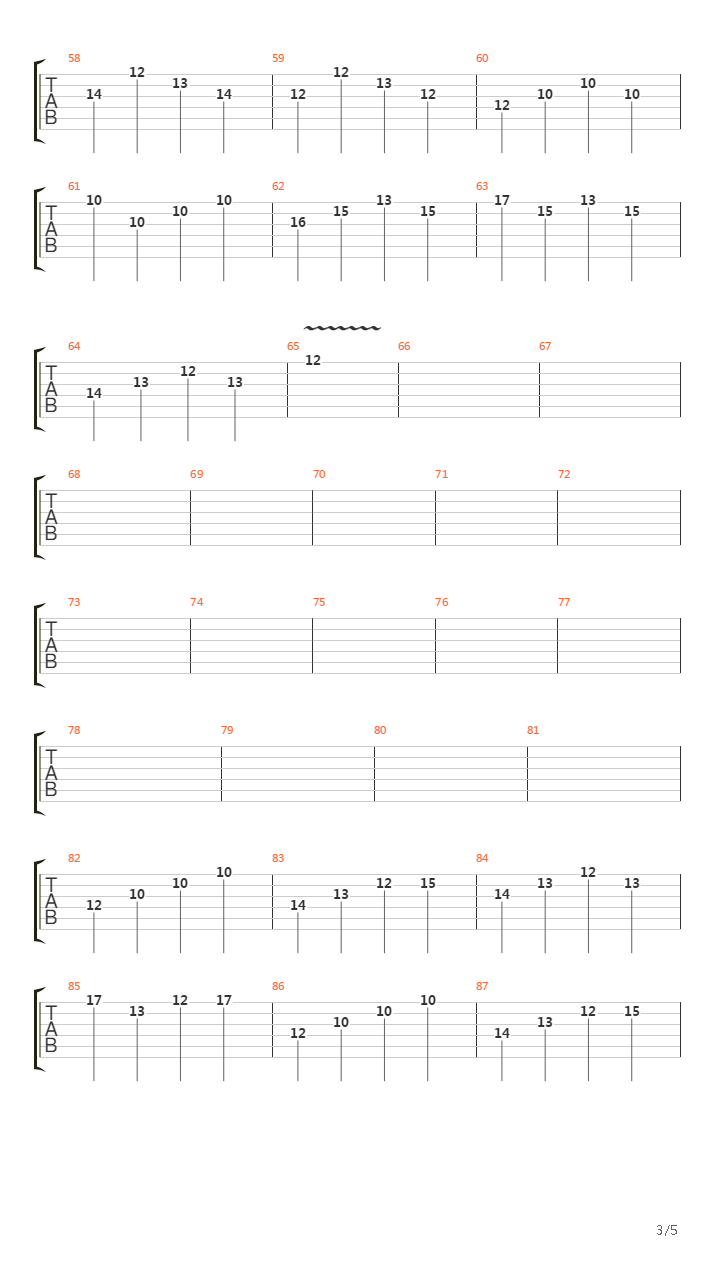 Esta Vez吉他谱