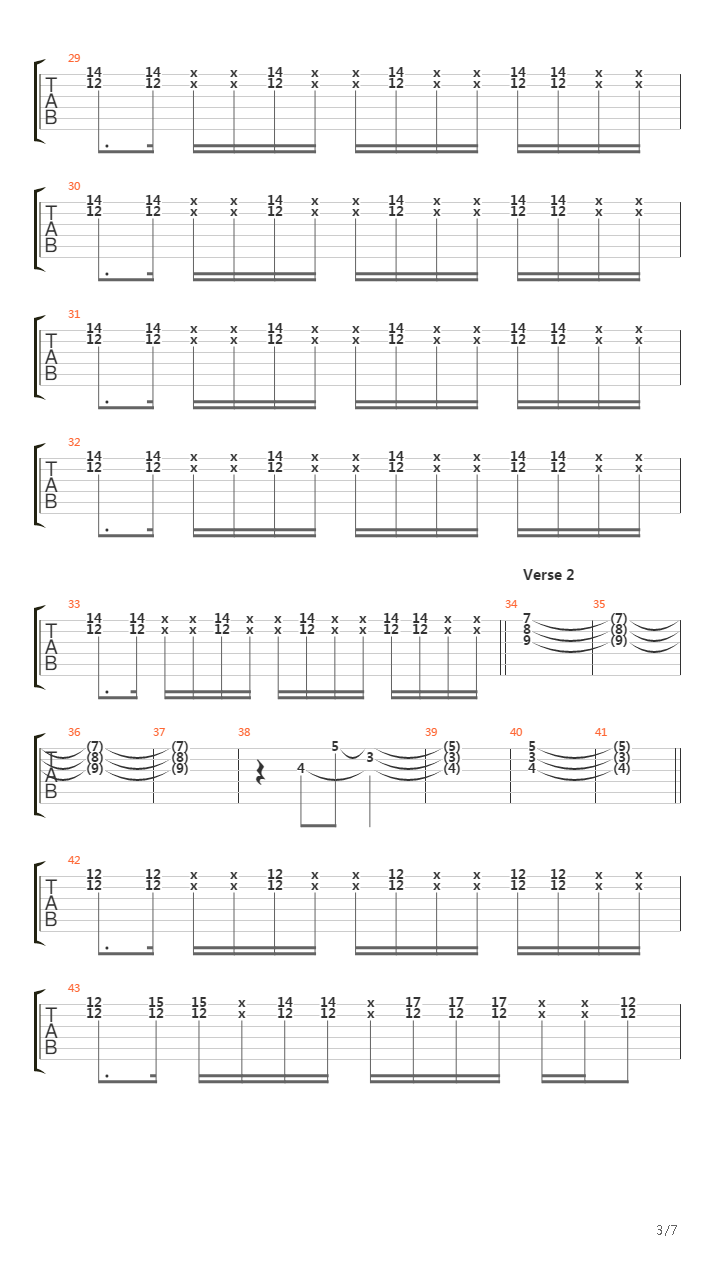 La Bestia Humana吉他谱