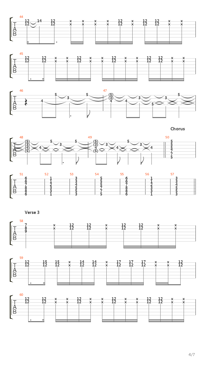 La Bestia Humana吉他谱